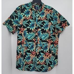 Vtg 90s George Men's Hawaiian Camp 2XL Summer Preppy‎  Beach Resort Vacation Y2K